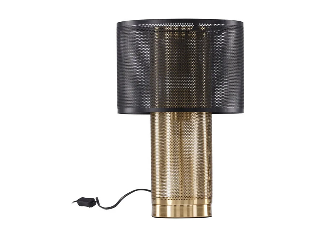 Gap verlichting tafellamp 25x25x39cm zwart.