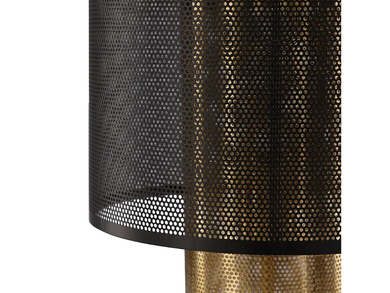 Gap verlichting tafellamp 25x25x39cm zwart.