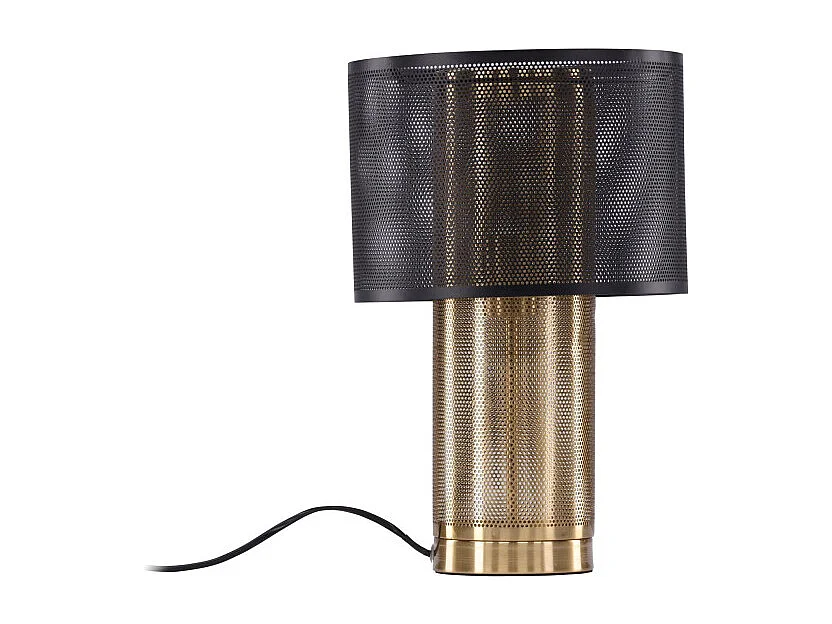 Gap verlichting tafellamp 25x25x39cm zwart.