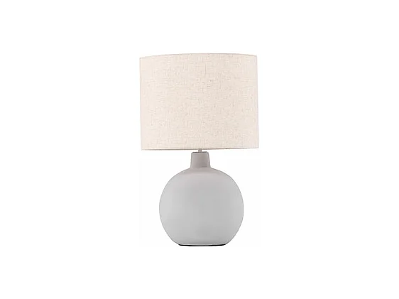 Lampe à Poser Déco "Torcello" 51cm Gris