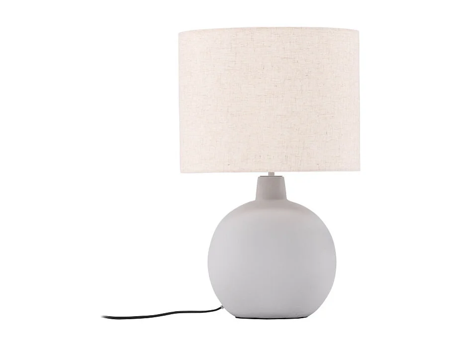 Lampe à Poser Déco "Torcello" 51cm Gris