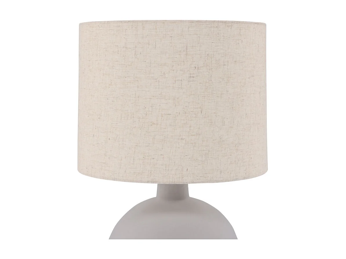 Lampe à Poser Déco "Torcello" 51cm Gris