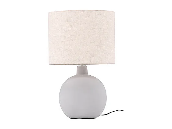 Torcello éclairage lampe de table 32x32x51cm gris.