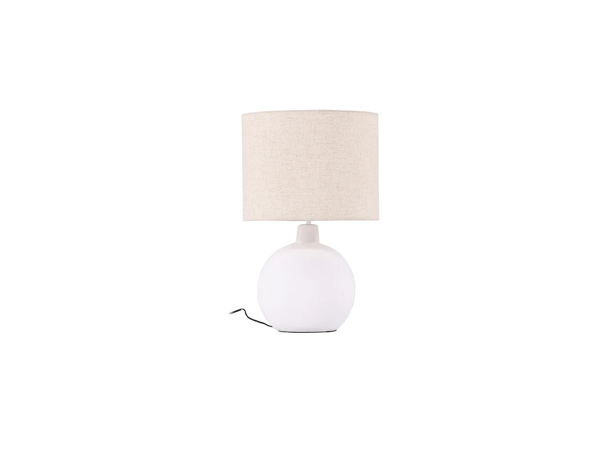 Torcello Beleuchtung Tischlampe 32x32x51cm Beige.