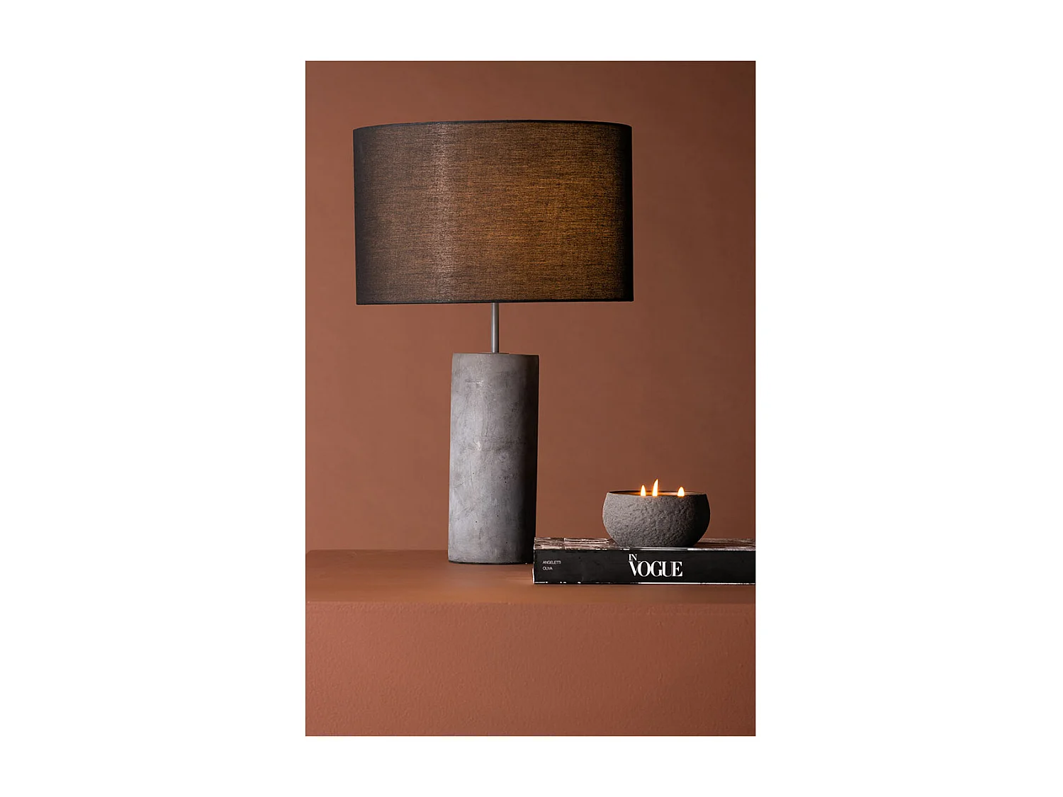 Lampe à Poser "Nancy" 63cm Noir