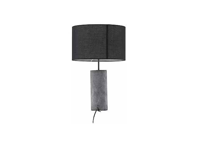 Lampada da tavolo Nancy Lighting 40x40x63cm grigia.