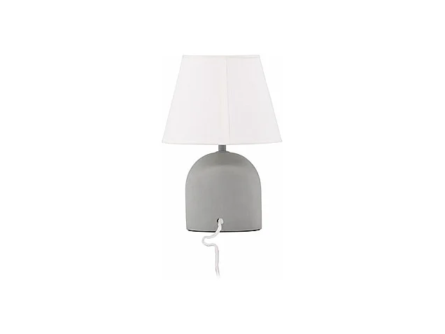 Lampe à Poser Déco "Styrso" 37cm Gris