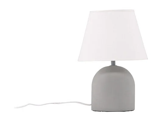 Lampe à Poser Déco "Styrso" 37cm Gris