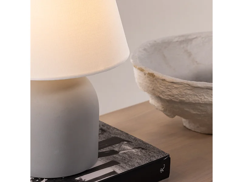 Styrsö verlichting tafellamp 25x25x37cm grijs.