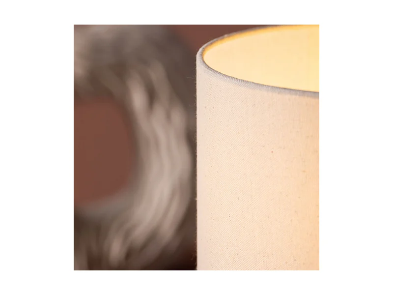 Dijon verlichting tafellamp 22x22x35cm grijs.