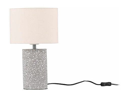 Dijon verlichting tafellamp 22x22x35cm grijs.