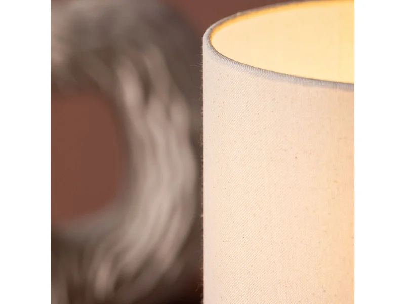 Lampe à Poser Déco "Dijon" 35cm Beige