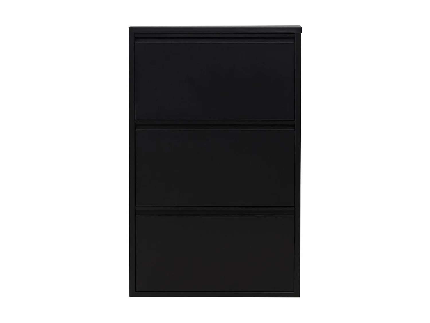 Meuble à Chaussures 3 compartiments "Bonito" 103cm Noir