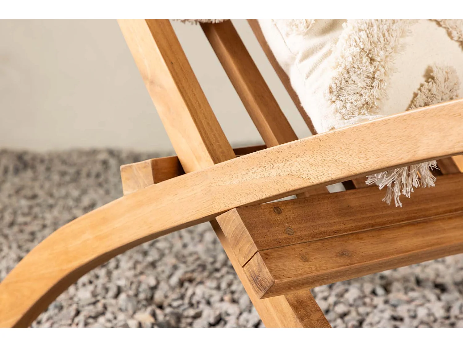 Fauteuil de Jardin en Teck "Kenya" 80cm Naturel