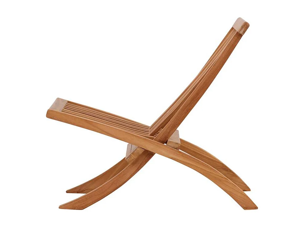 Fauteuil de Jardin en Teck "Kenya" 80cm Naturel