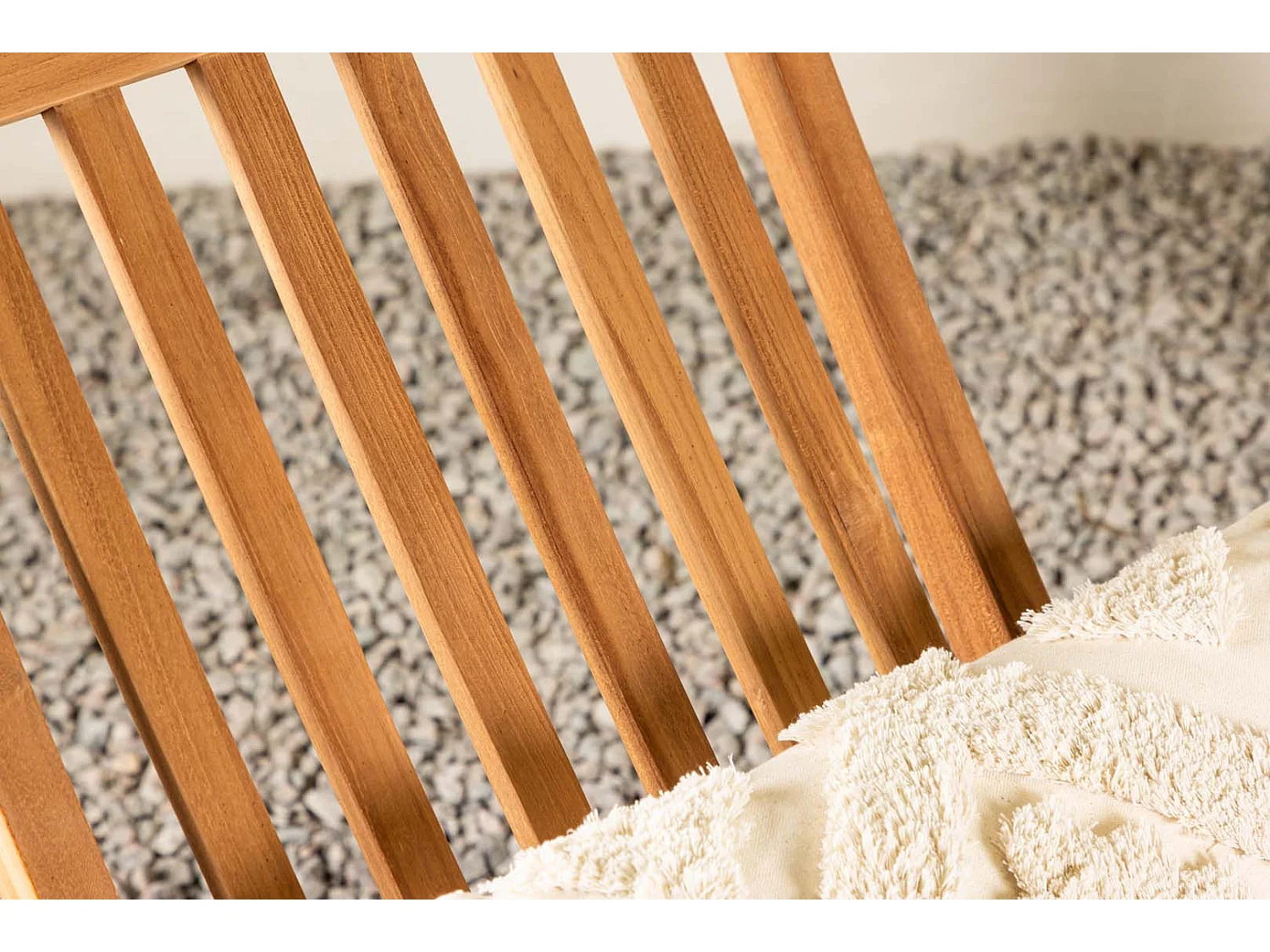 Fauteuil de Jardin en Teck "Kenya" 80cm Naturel