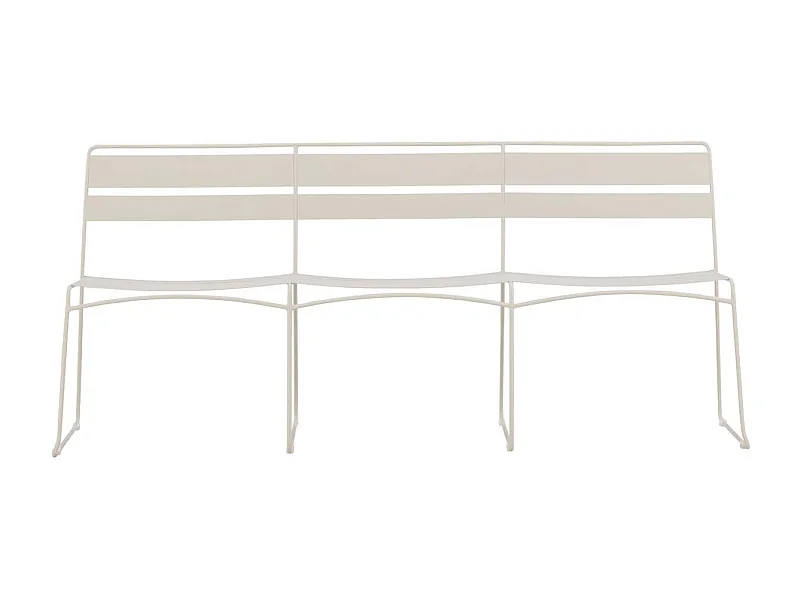 Canapé de Jardin 3 Places "Lina" 180cm Beige