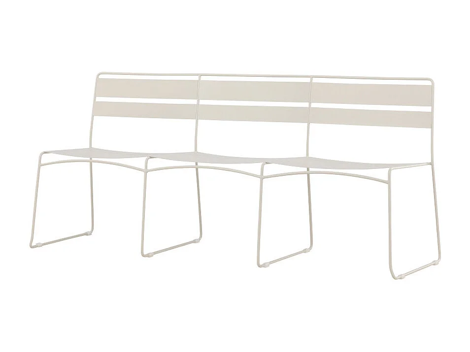 Canapé de Jardin 3 Places "Lina" 180cm Beige