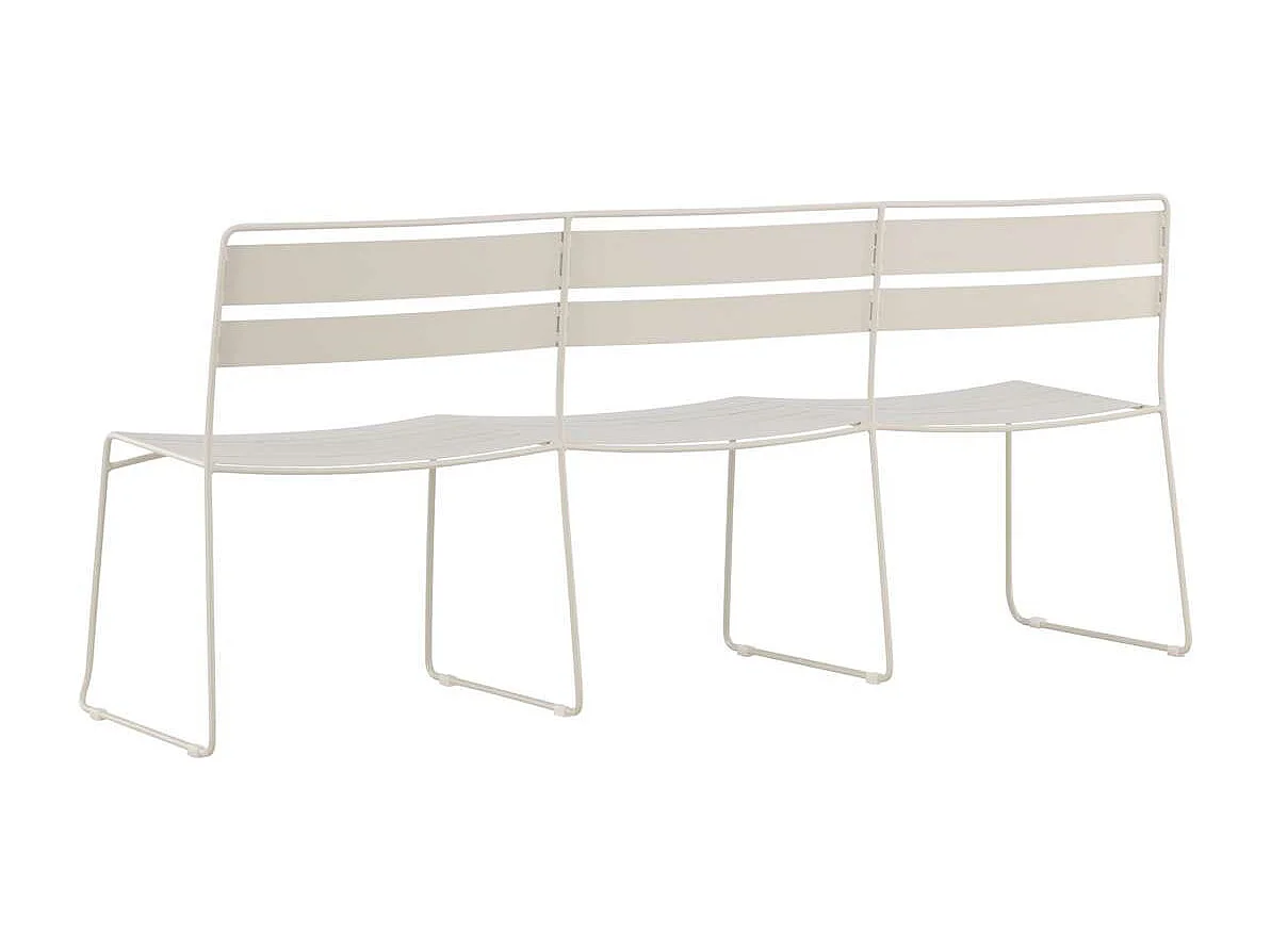 Canapé de Jardin 3 Places "Lina" 180cm Beige