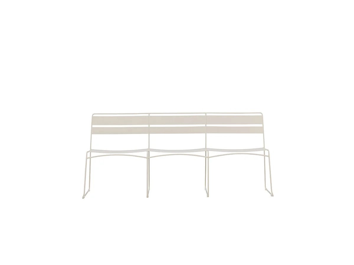 Canapé de Jardin 3 Places "Lina" 180cm Beige