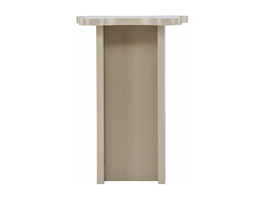 Molde hoektafel beige.