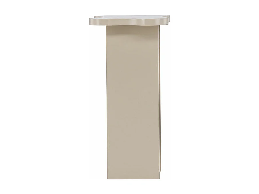 Molde hoektafel beige.