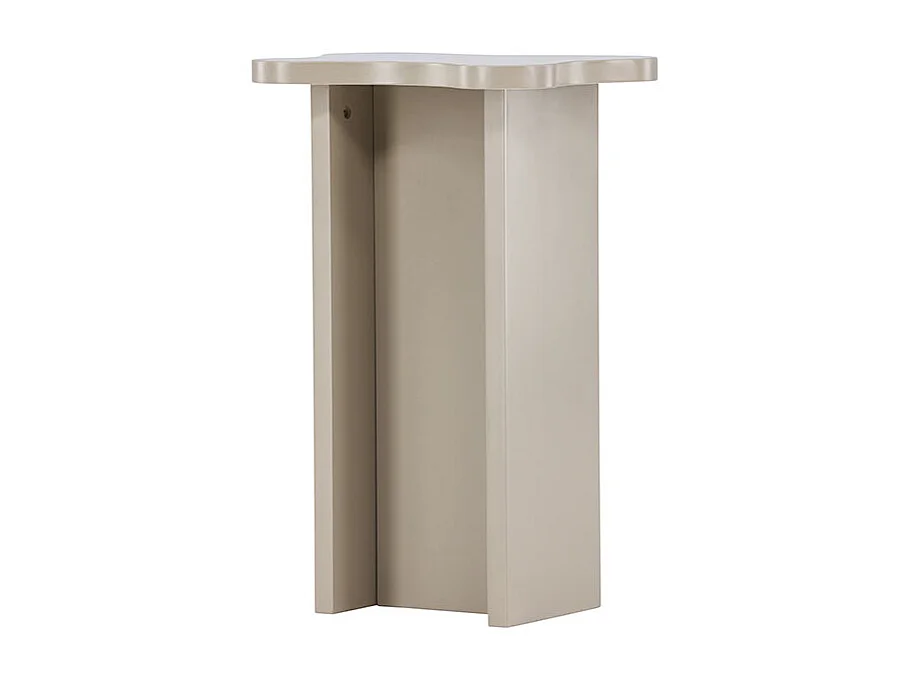 Molde hoektafel beige.