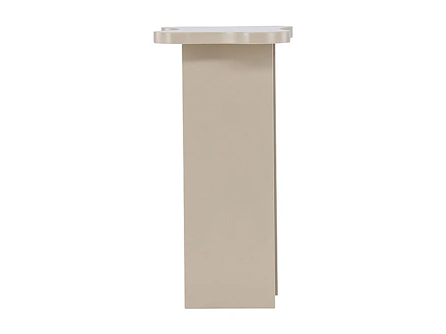Molde hoektafel beige.
