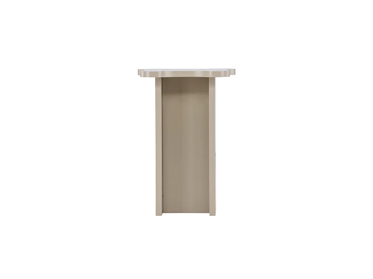 Molde hoektafel beige.