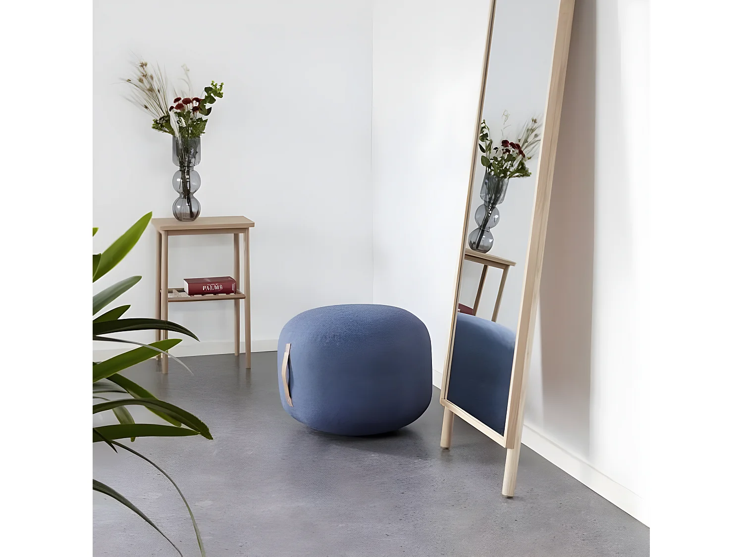 Table d'appoint 2 plateaux en bois clair FLOMARA