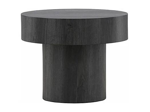 Malung hoektafel Ø50 cm zwart.