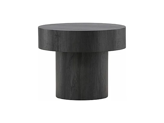 Malung hoektafel Ø50 cm zwart.