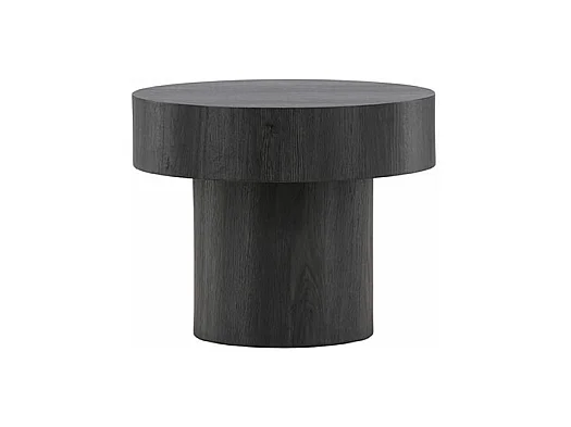 Malung Ecktisch Ø50 cm schwarz.