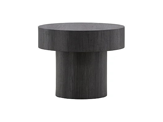 Malung Ecktisch Ø50 cm schwarz.