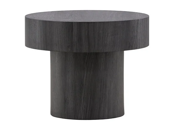 Table d'Appoint Design "Malung" 50cm Noir