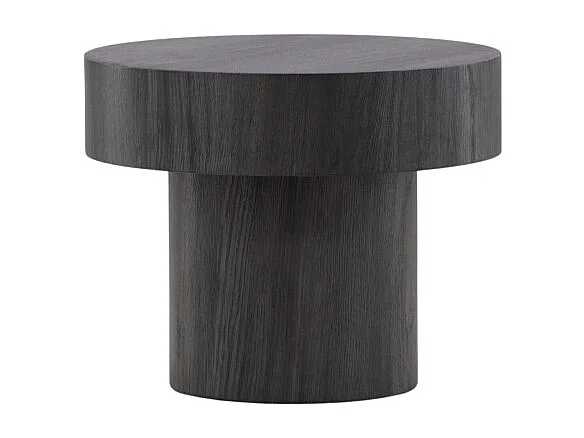 Table d'Appoint Design "Malung" 50cm Noir