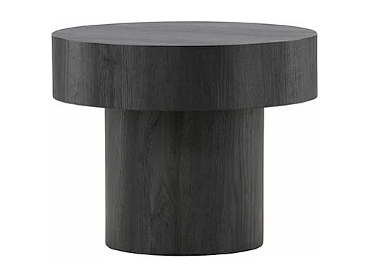 Table d'Appoint Design "Malung" 50cm Noir