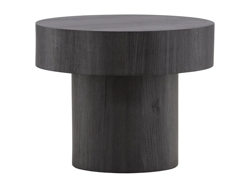 Table d'Appoint Design "Malung" 50cm Noir