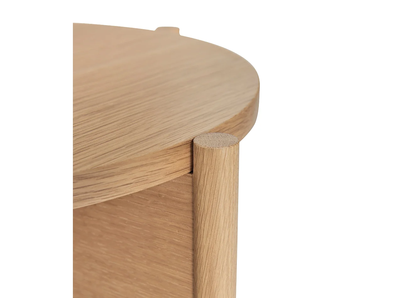 Hübsch Table d'appoint Naturelle Chêne HERITAGE