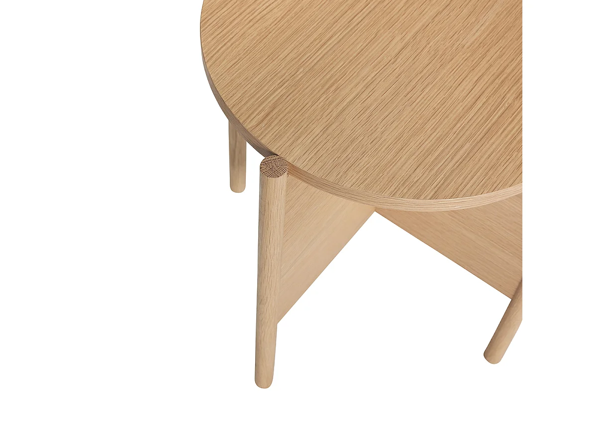 Hübsch Table d'appoint Naturelle Chêne HERITAGE