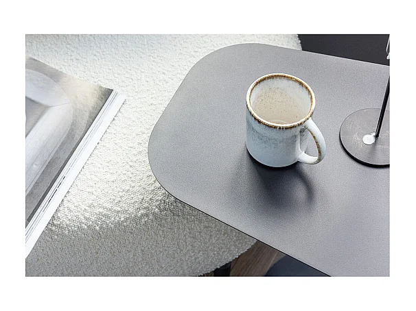 Table d'Appoint Design "San Jose" 50cm Noir