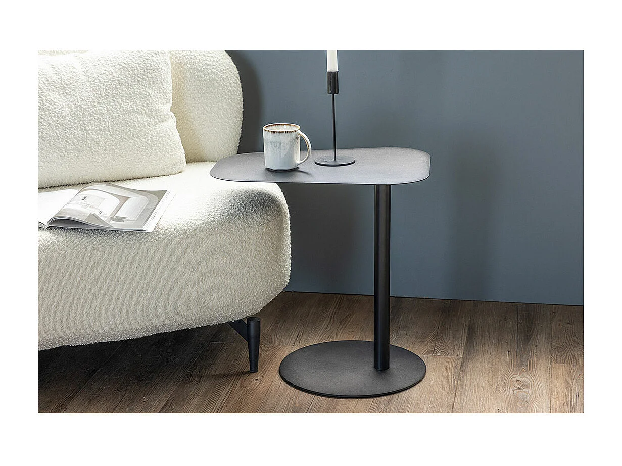 Table d'Appoint Design "San Jose" 50cm Noir