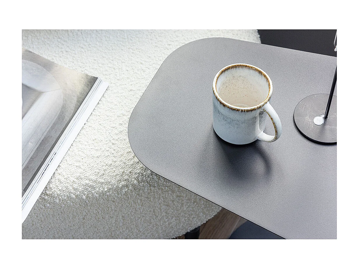 Table d'Appoint Design "San Jose" 50cm Noir