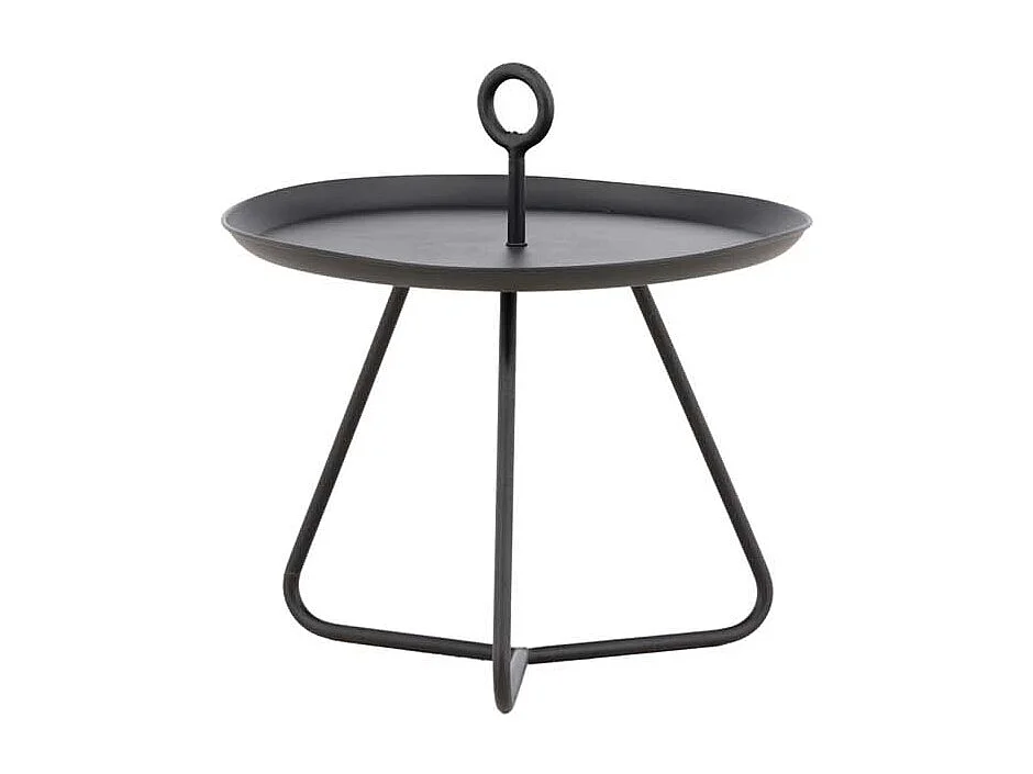 Pamplona tuintafel bijzettafel Ø40 zwart.