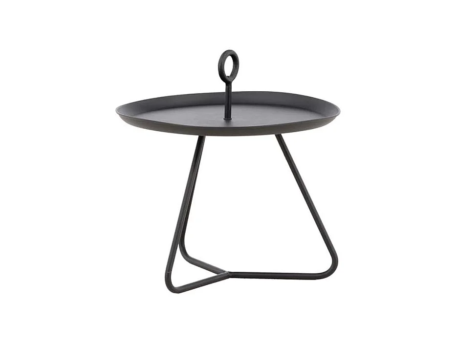 Table d'Appoint de Jardin "Pamplona" 40cm Noir