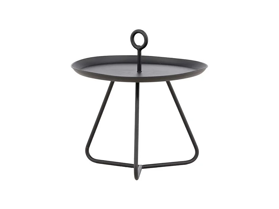 Table d'Appoint de Jardin "Pamplona" 40cm Noir
