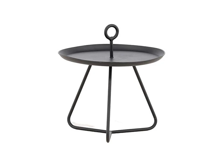 Table d'Appoint de Jardin "Pamplona" 40cm Noir