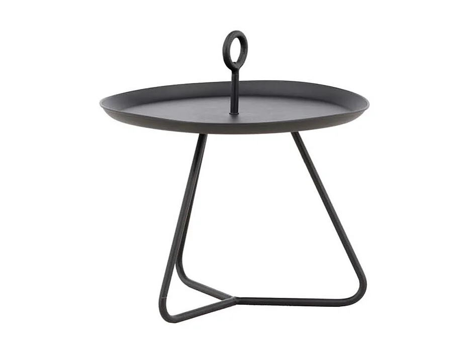 Table d'Appoint de Jardin "Pamplona" 40cm Noir