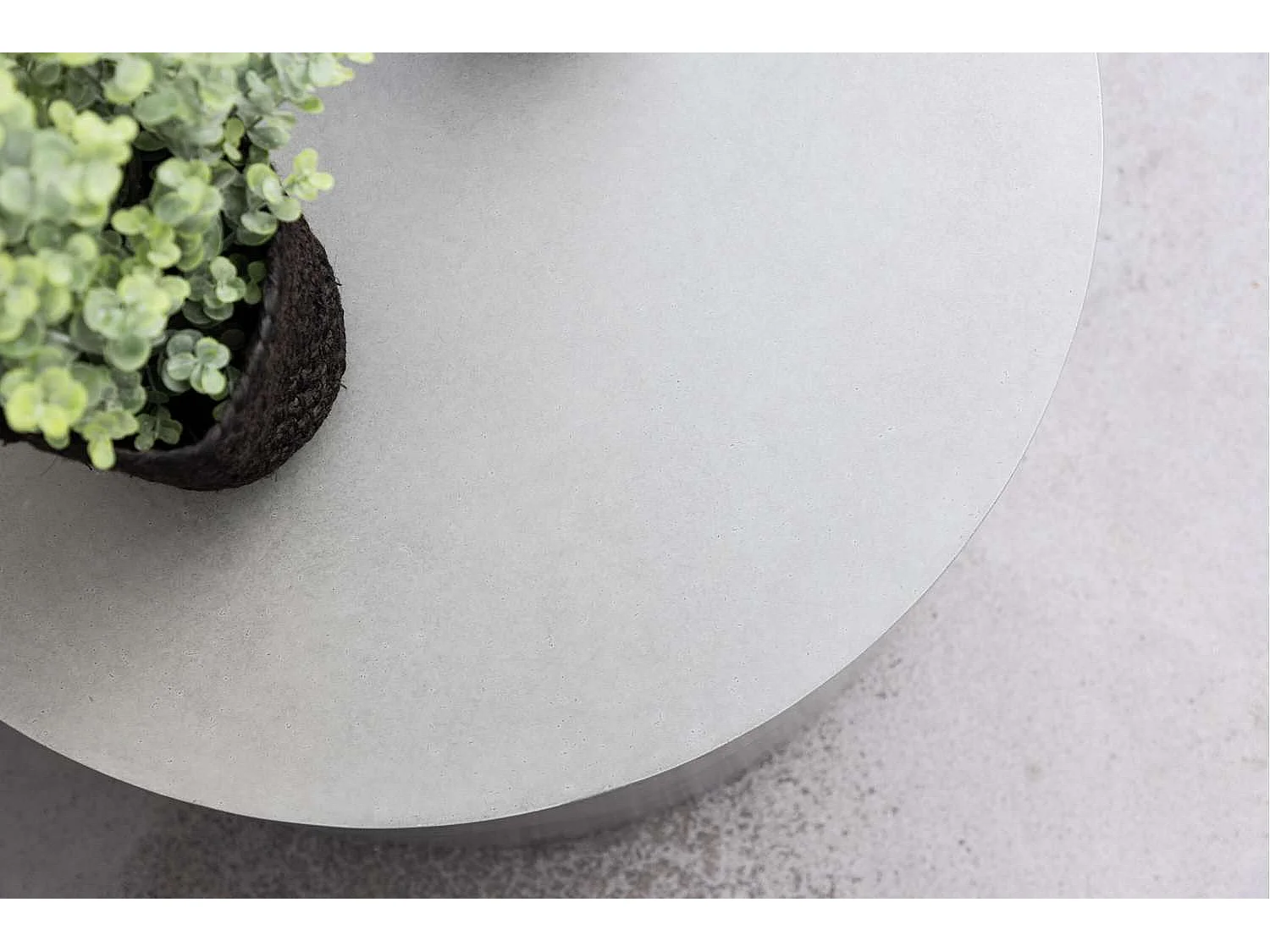 Lissabon tuintafel bijzettafel Ø60 grijs.