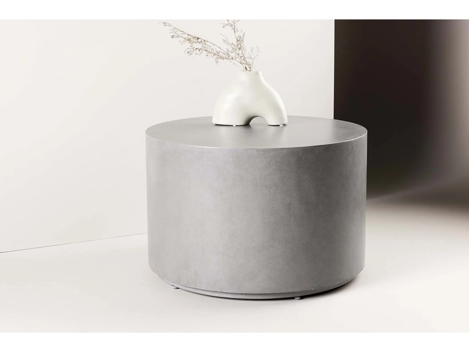 Table d'Appoint de Jardin "Lissabon" 60cm Gris